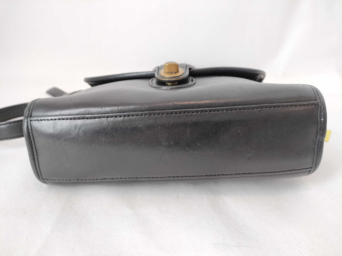 COACH Leather Shoulder Bag Flap Brown 202-11 Shoulder Bag