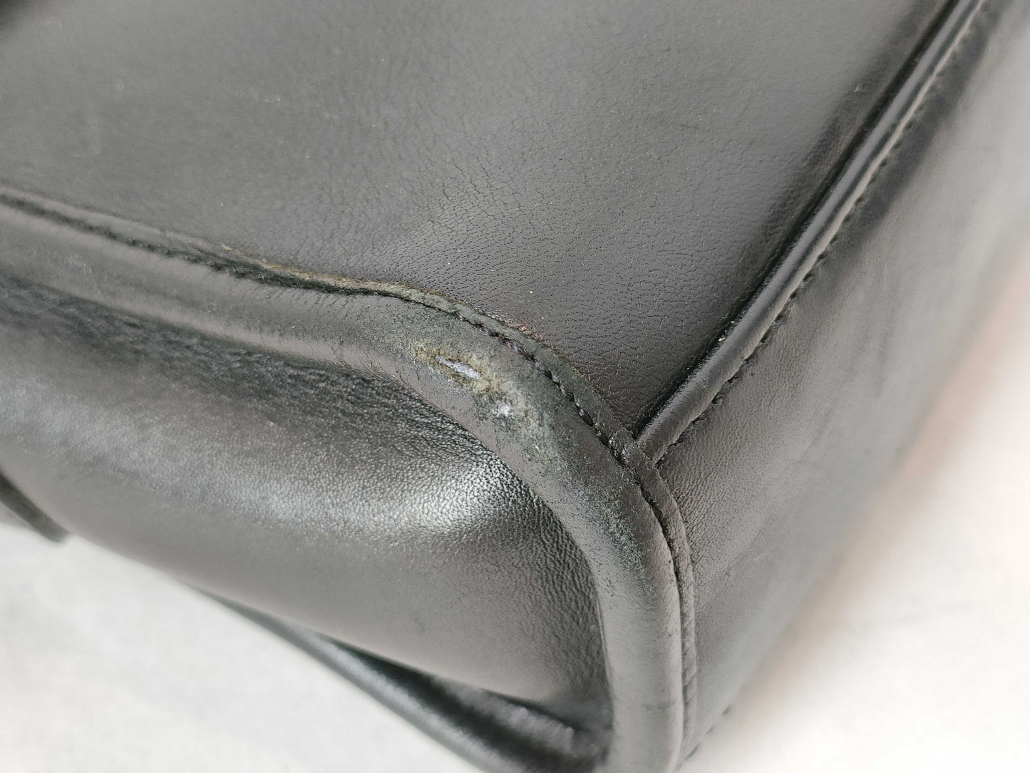 COACH Leather Shoulder Bag Flap Brown 202-11 Shoulder Bag