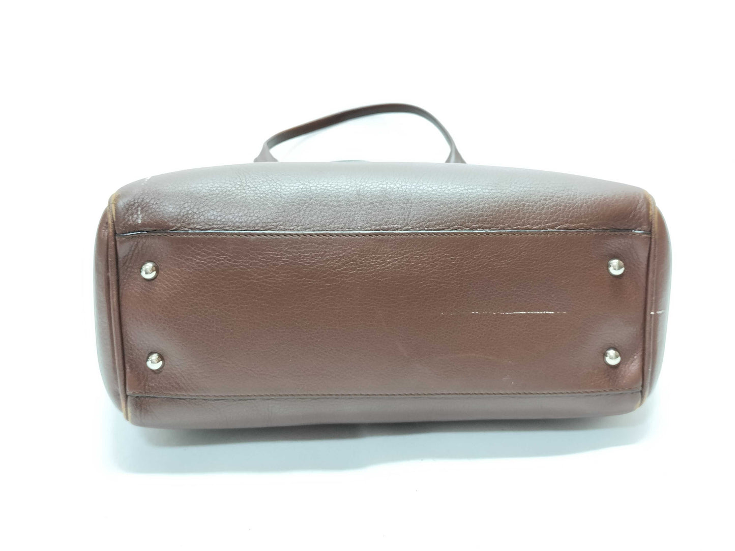 LOEWE Heritage Leather Tote Bag Brown