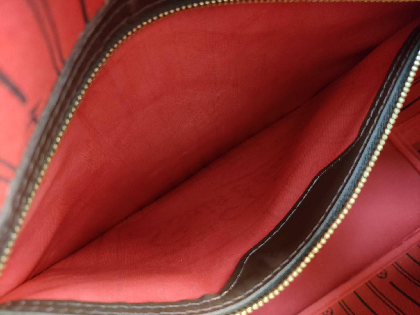 LOUIS VUITTON SP0098 Damier N51105 Neverfull MM Old Model Tote Bag