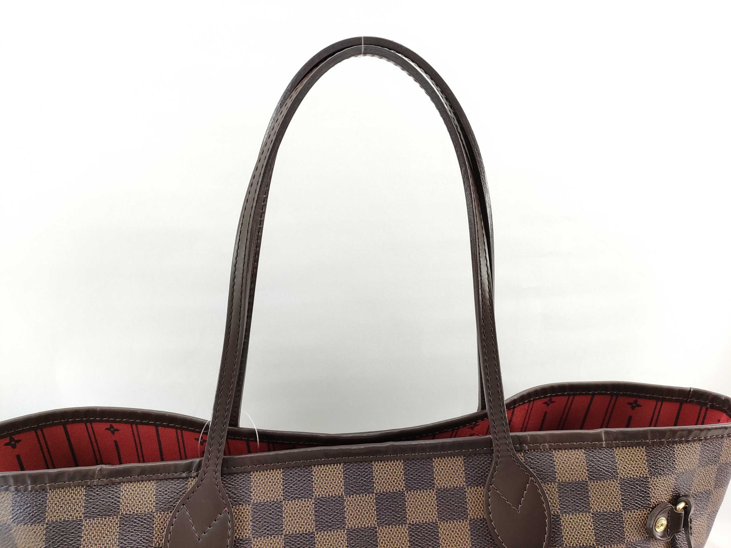 LOUIS VUITTON SP0098 Damier N51105 Neverfull MM Old Model Tote Bag