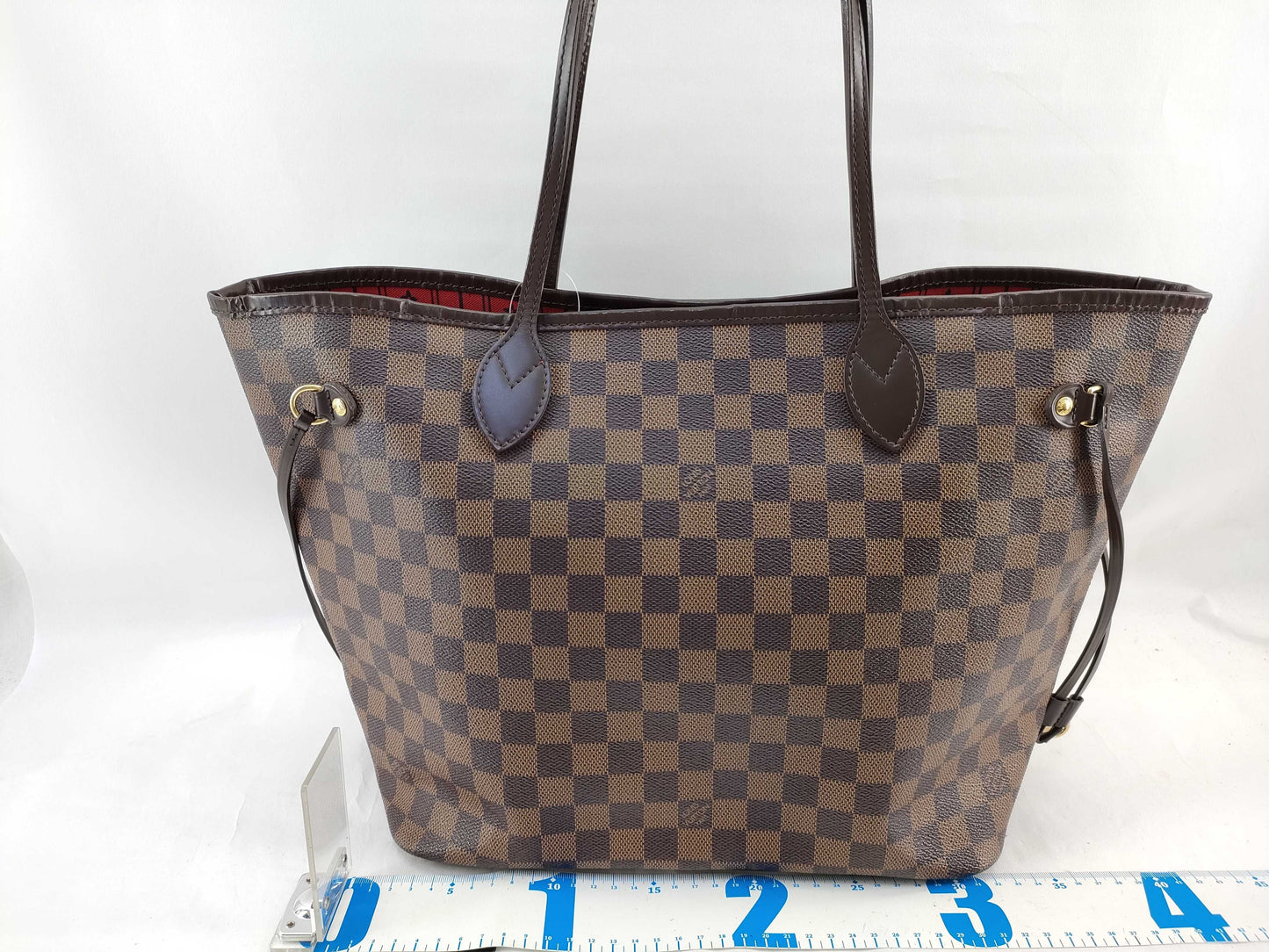 LOUIS VUITTON SP0098 Damier N51105 Neverfull MM Old Model Tote Bag
