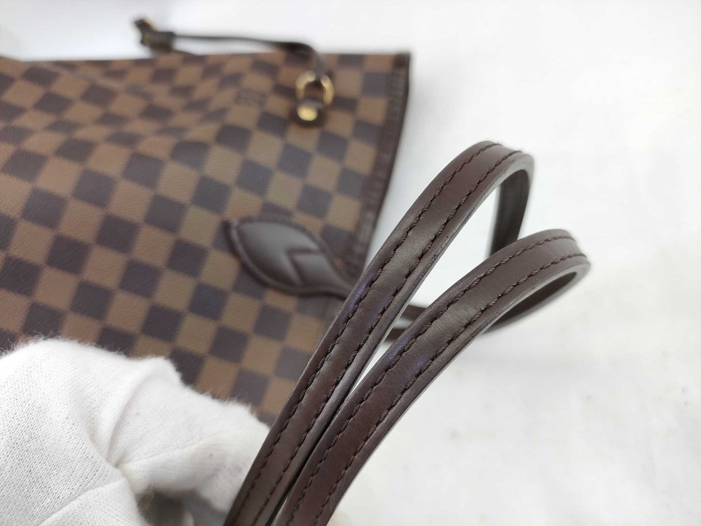 LOUIS VUITTON SP0098 Damier N51105 Neverfull MM Old Model Tote Bag