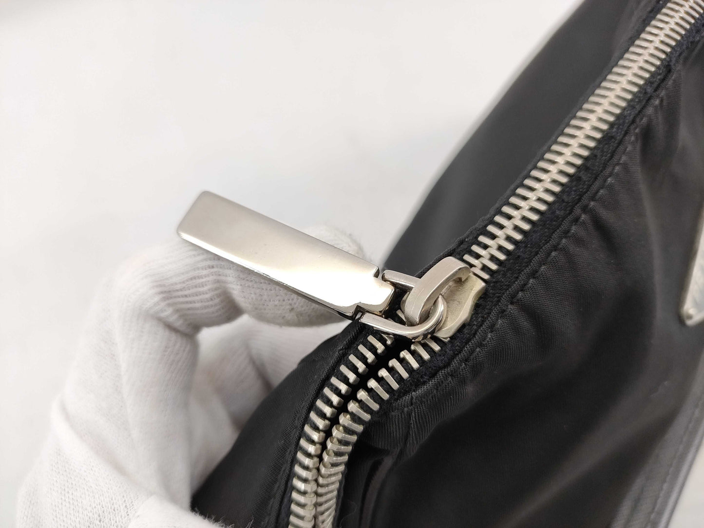 PRADA nylon one-shoulder black shoulder bag