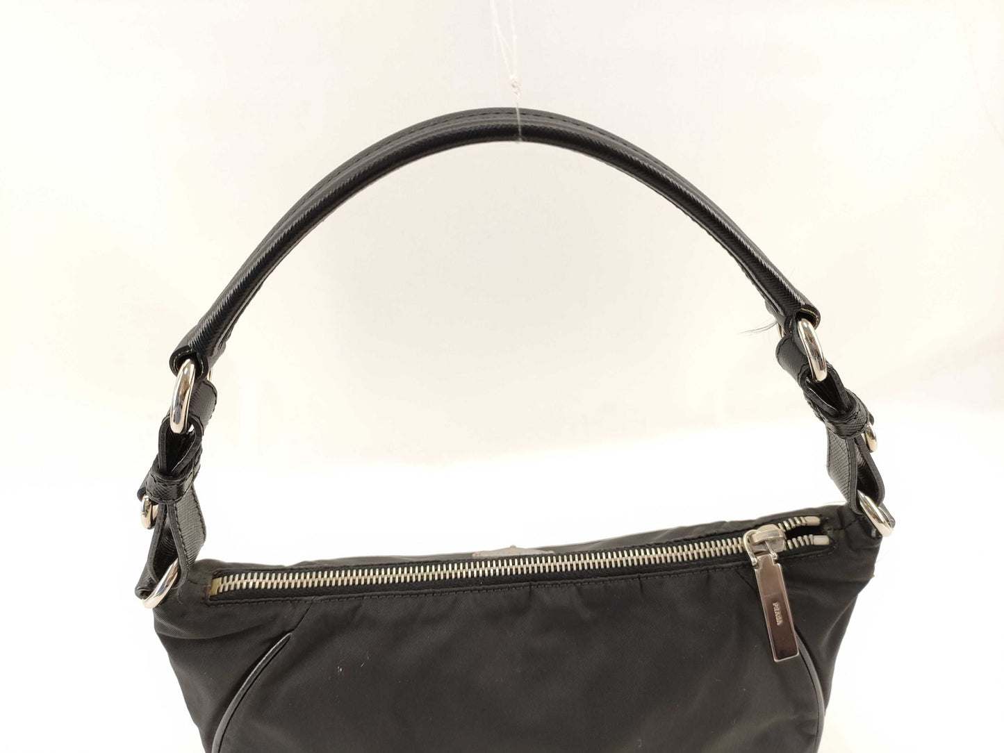 PRADA nylon one-shoulder black shoulder bag