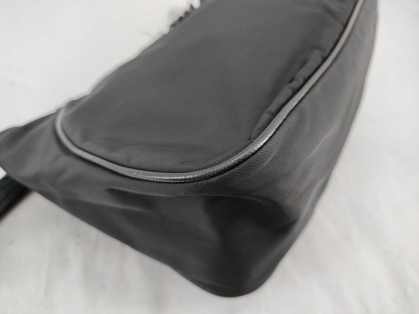 PRADA nylon one-shoulder black shoulder bag