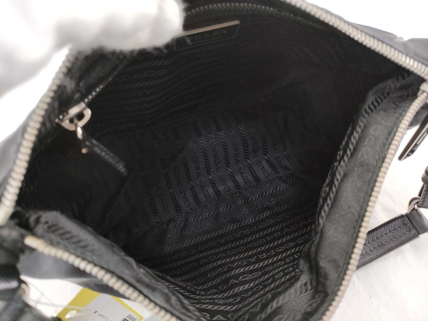 PRADA nylon one-shoulder black shoulder bag
