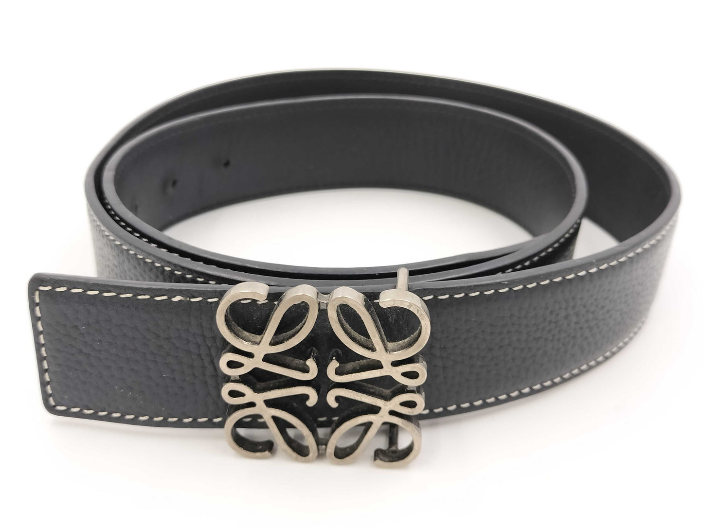 LOEWE Anagram Leather Belt 90/36 Belt