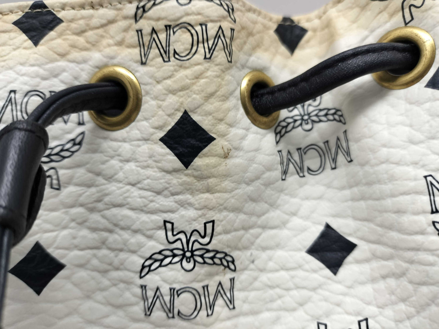 MCM Mini Drawstring Shoulder Bag