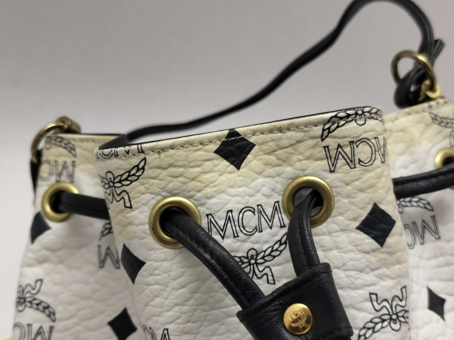 MCM Mini Drawstring Shoulder Bag