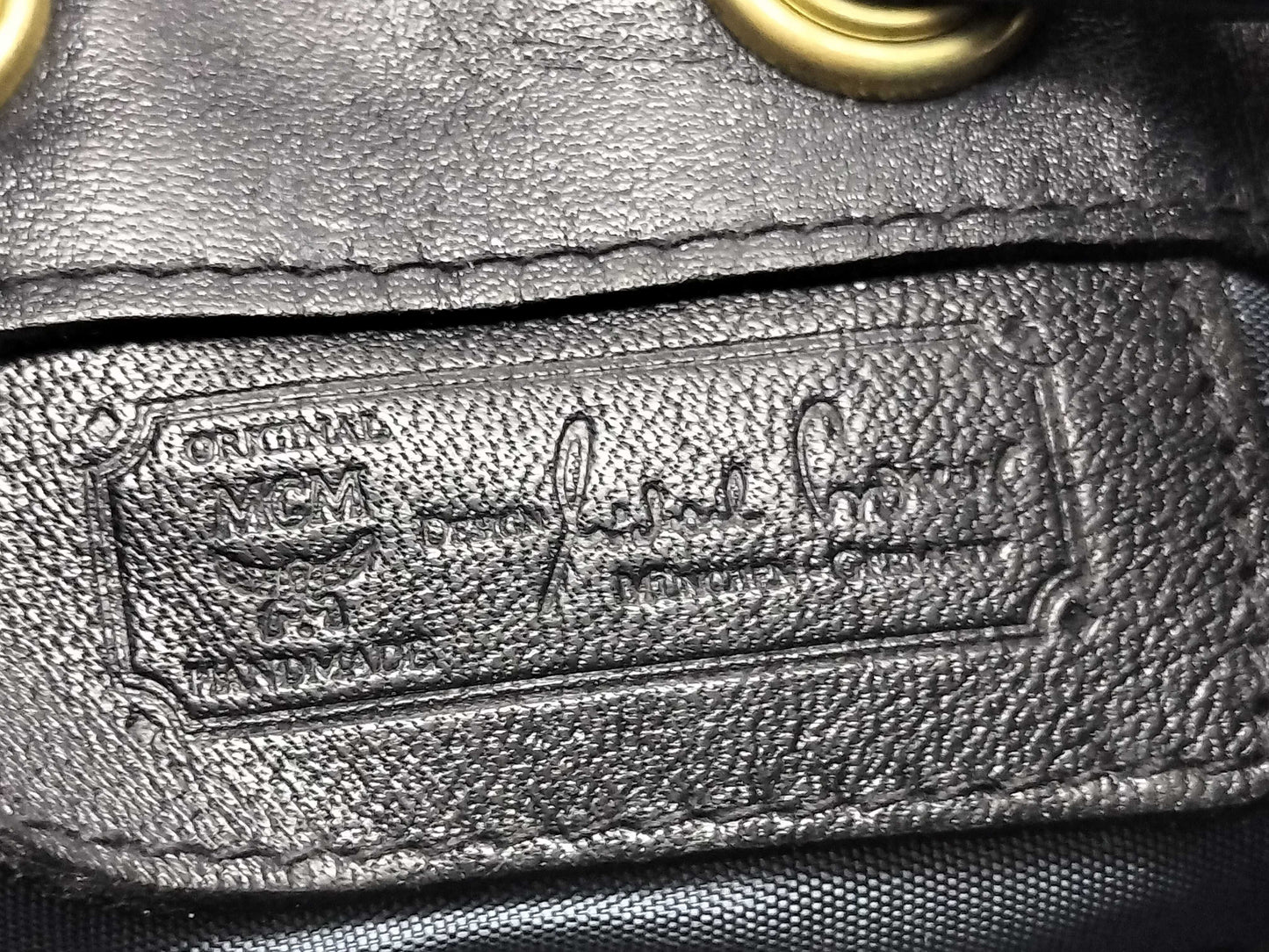 MCM Mini Drawstring Shoulder Bag