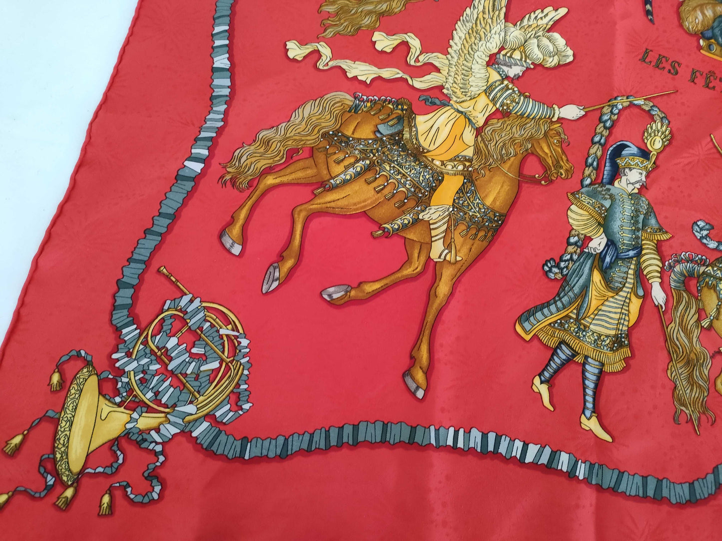 HERMES Carré 90 Sun King Celebration Other Accessories