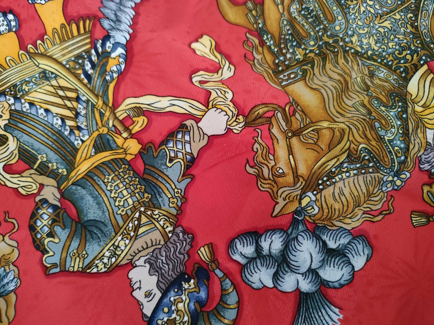 HERMES Carré 90 Sun King Celebration Other Accessories