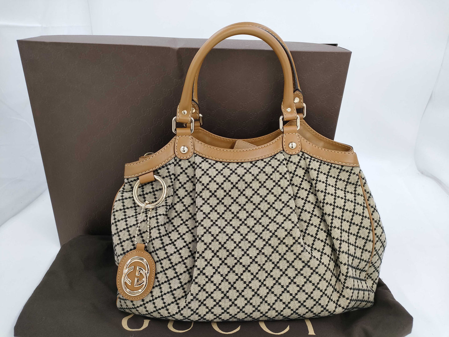 GUCCI GG Canvas 211944 Handbag Handbag