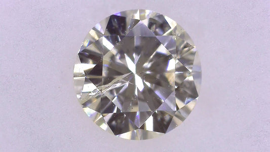 0.372ct J I-1 GOOD/GD/FR VERY STRONG BLUE NATURAL 4.57-4.66X2.81mm Diamond Loose