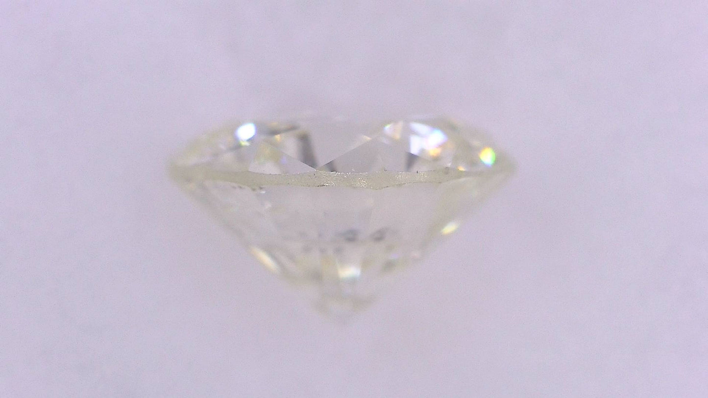 0.372ct J I-1 GOOD/GD/FR VERY STRONG BLUE NATURAL 4.57-4.66X2.81mm Diamond Loose