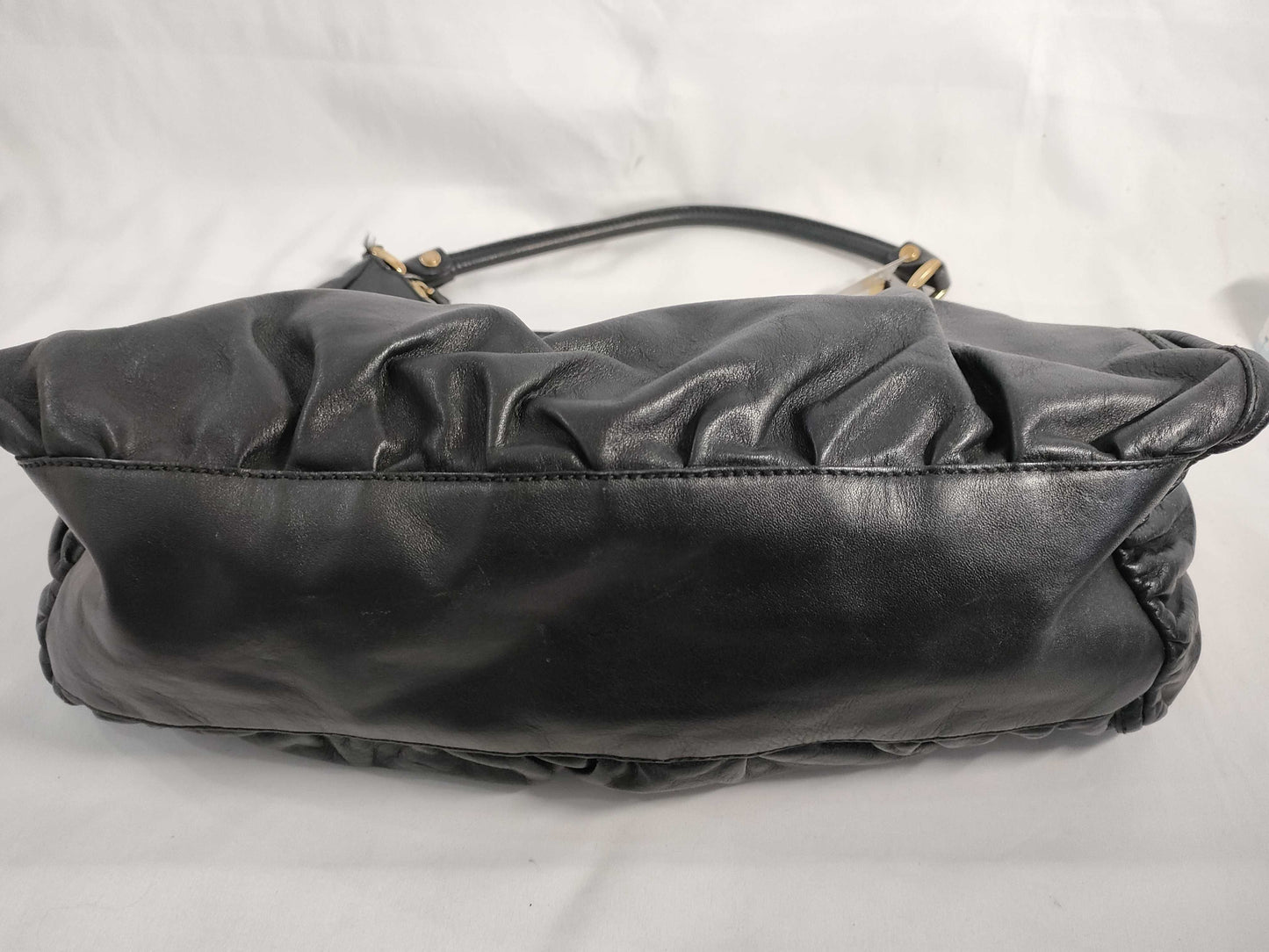 GUCCI Abby One-Shoulder Bag in Black Leather 189833 Shoulder Bag