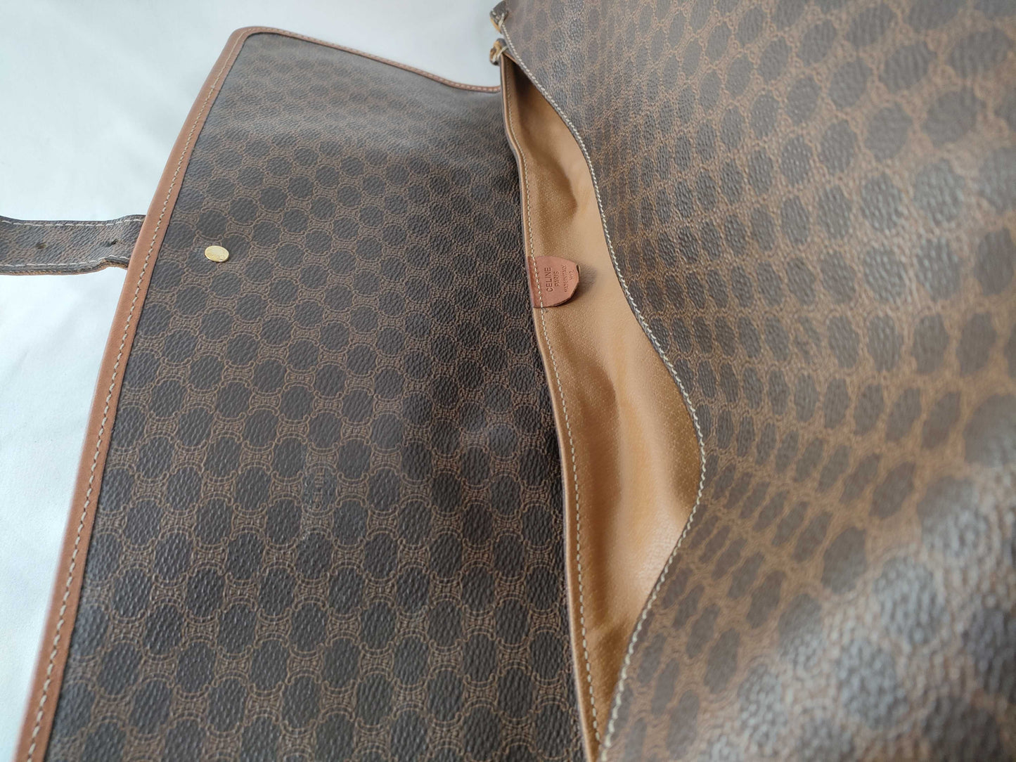 CELINE Flap Boston Bag Boston Bag