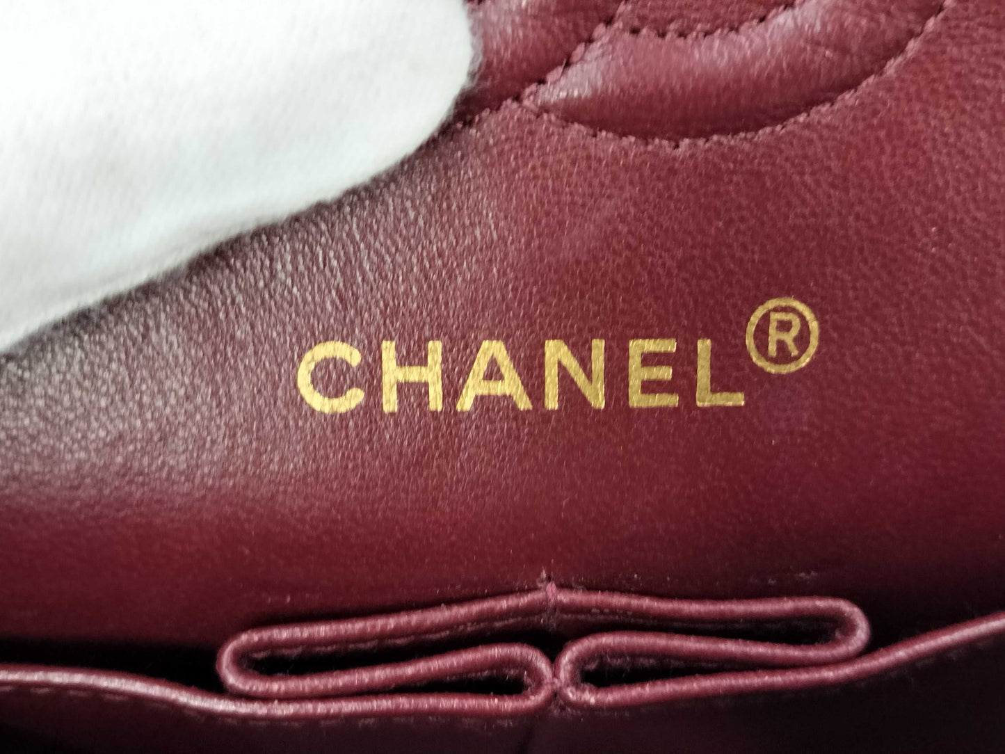 CHANEL Lambskin Matelasse 23 Double Flap Shoulder Bag, No. 16