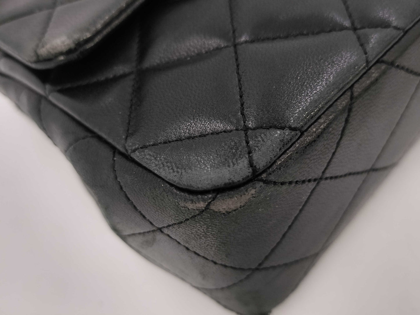 CHANEL Lambskin Matelasse 23 Double Flap Shoulder Bag, No. 16