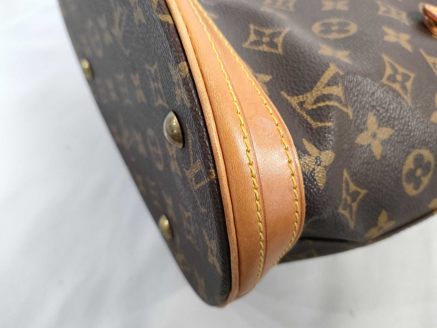 LOUIS VUITTON RFID Unverifiable DK4089 Monogram Bucket PM Tote Bag