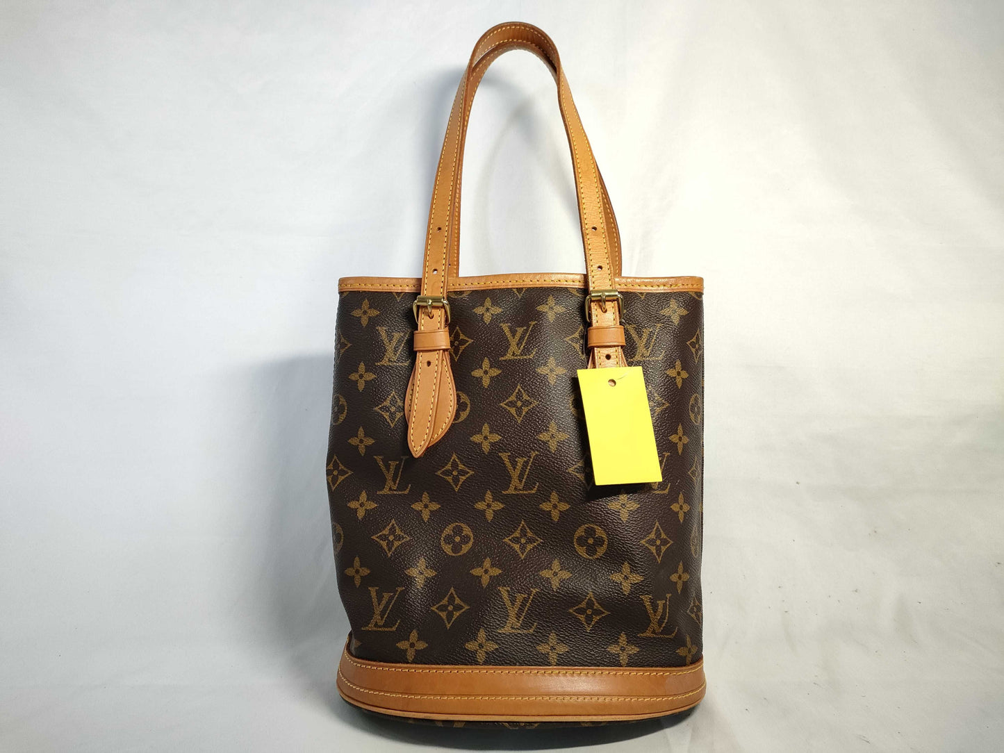 LOUIS VUITTON RFID Unverifiable DK4089 Monogram Bucket PM Tote Bag