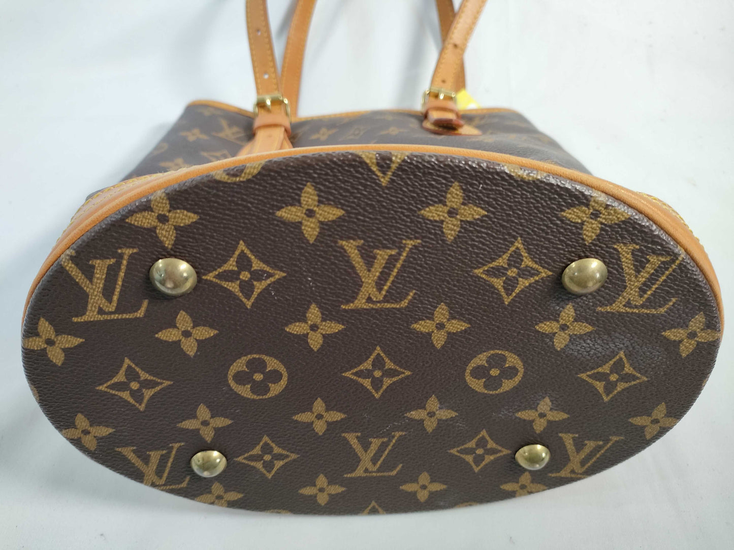 LOUIS VUITTON RFID Unverifiable DK4089 Monogram Bucket PM Tote Bag