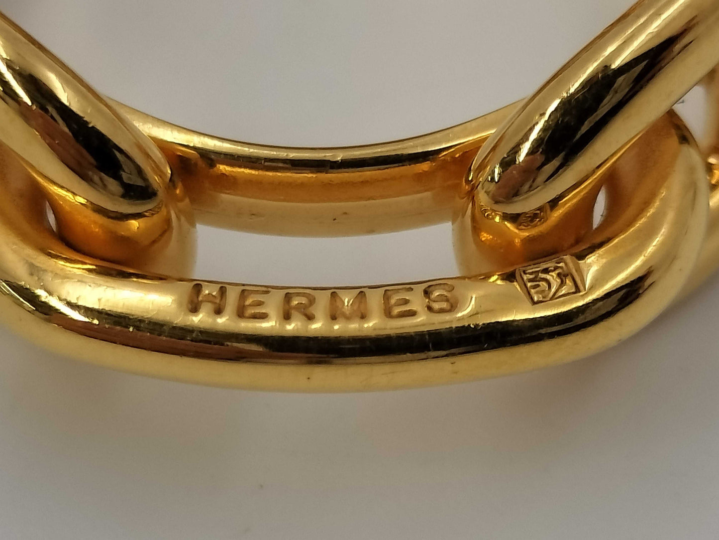 HERMES Chaine d'Ancre Scarf Ring Other Accessories