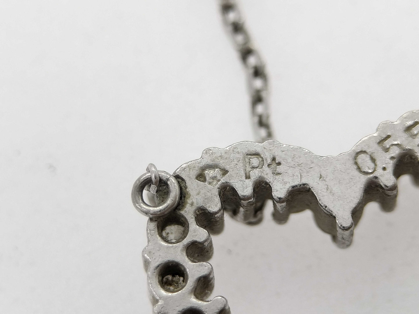 D0.55ct PT900 5.6g Necklace