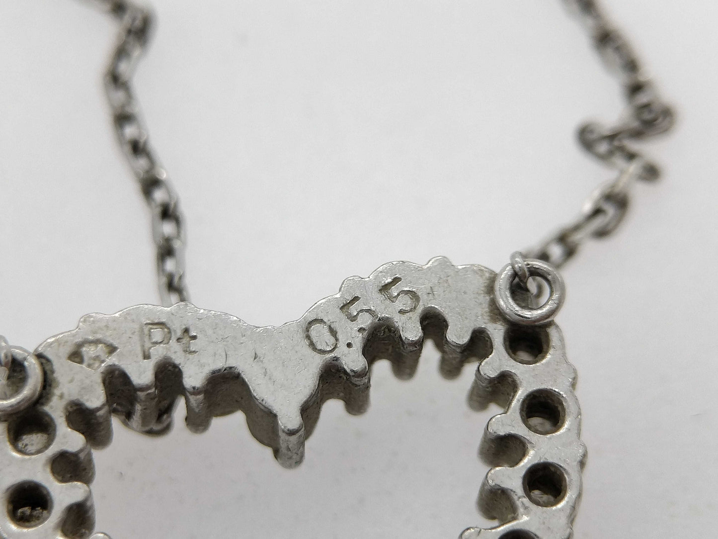 D0.55ct PT900 5.6g Necklace
