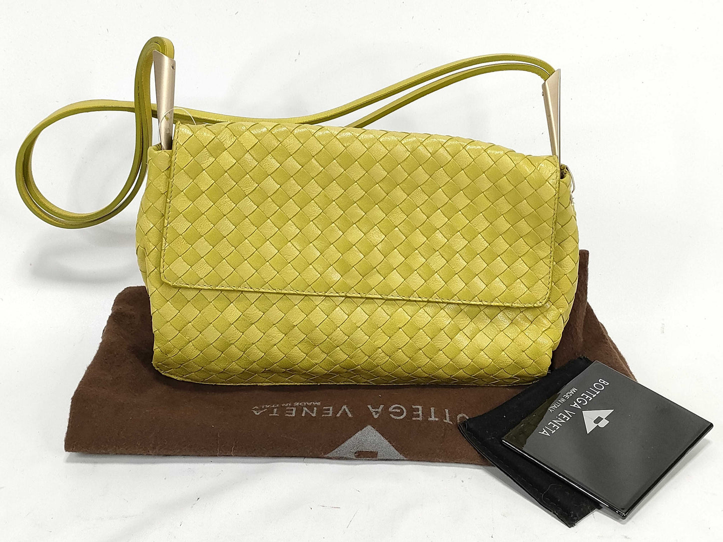 BOTTEGA VENETA Intrecciato Leather One-Shoulder Shoulder Bag