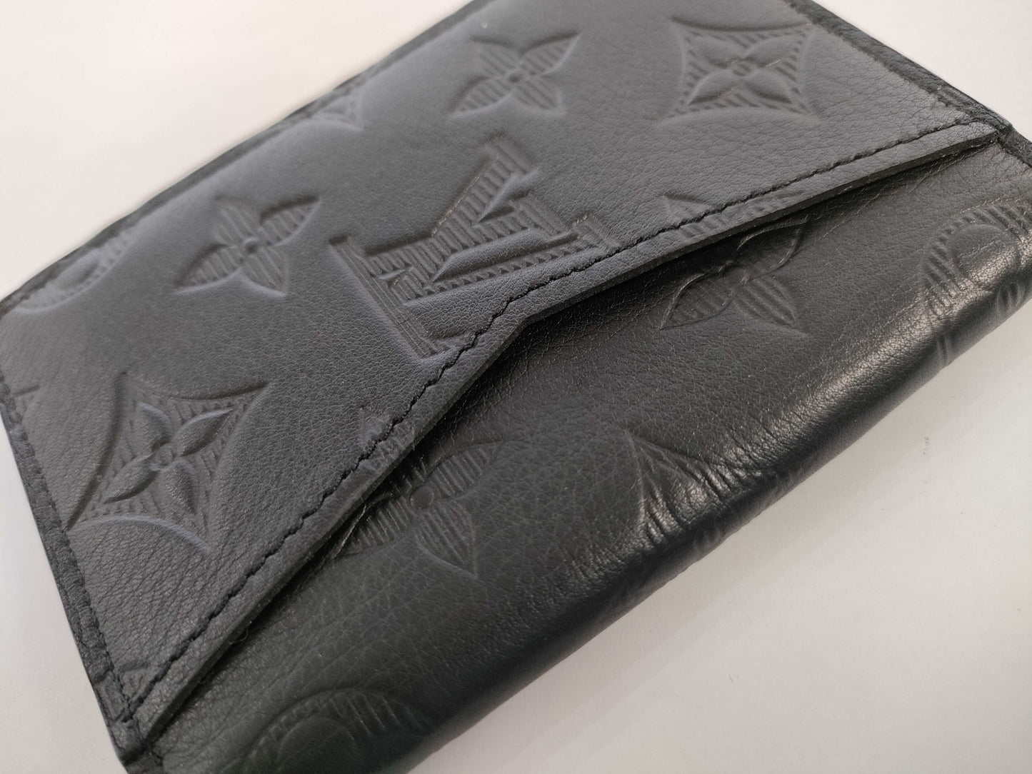 LOUIS VUITTON RFID Verified TA3260 Shadow Organizer de Poche Card Case Card Case, Pass Case, Business Card Holder