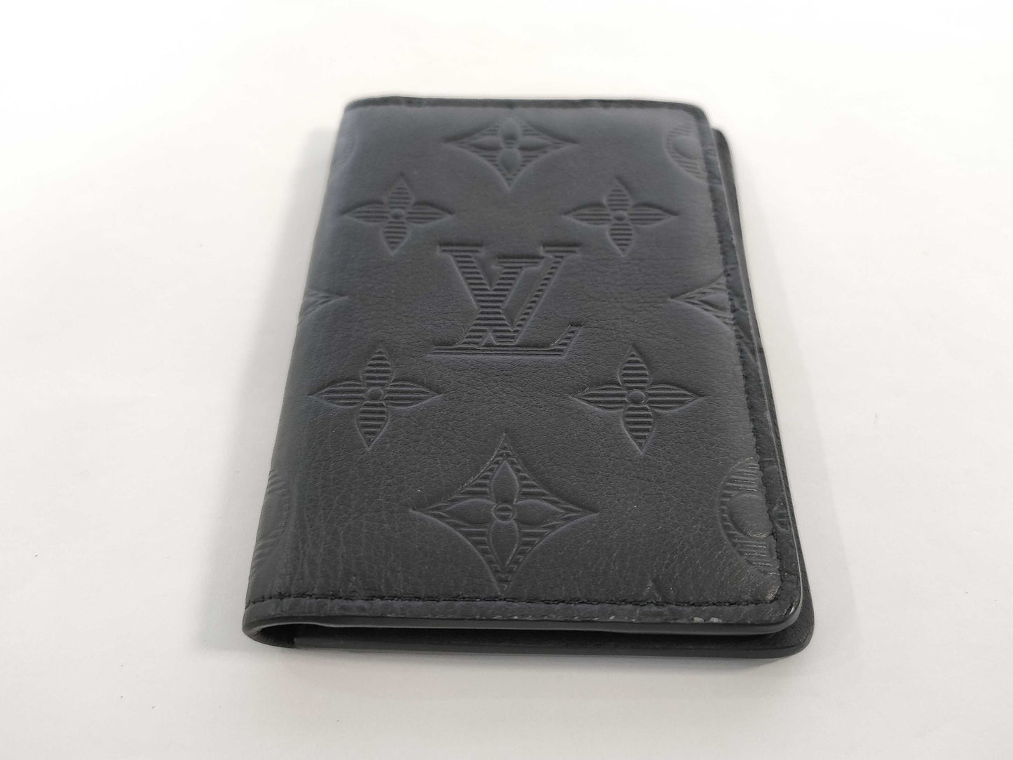 LOUIS VUITTON RFID Verified TA3260 Shadow Organizer de Poche Card Case Card Case, Pass Case, Business Card Holder