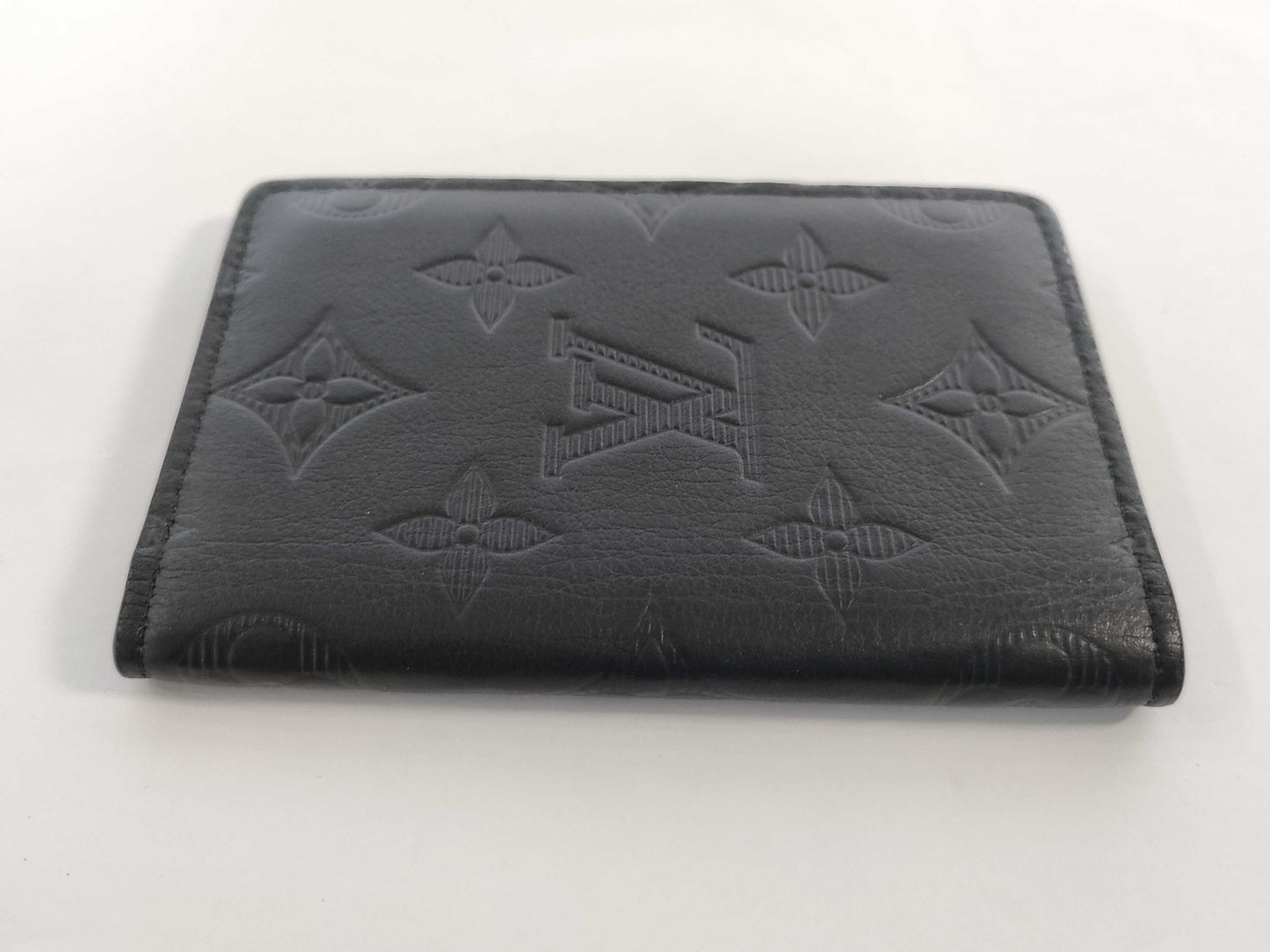 LOUIS VUITTON RFID Verified TA3260 Shadow Organizer de Poche Card Case Card Case, Pass Case, Business Card Holder