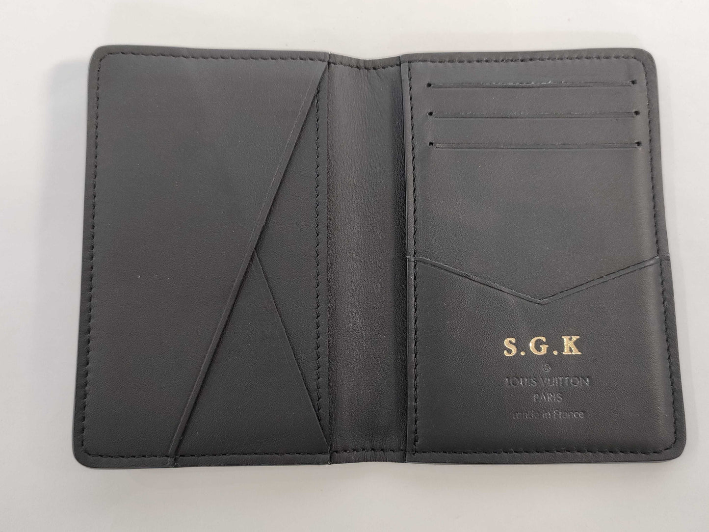 LOUIS VUITTON RFID Verified TA3260 Shadow Organizer de Poche Card Case Card Case, Pass Case, Business Card Holder
