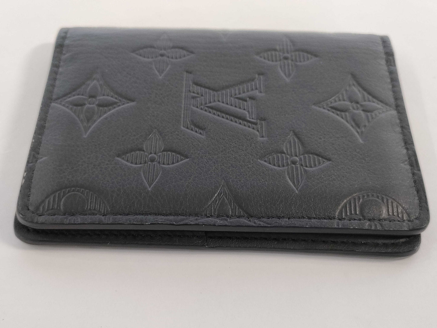 LOUIS VUITTON RFID Verified TA3260 Shadow Organizer de Poche Card Case Card Case, Pass Case, Business Card Holder