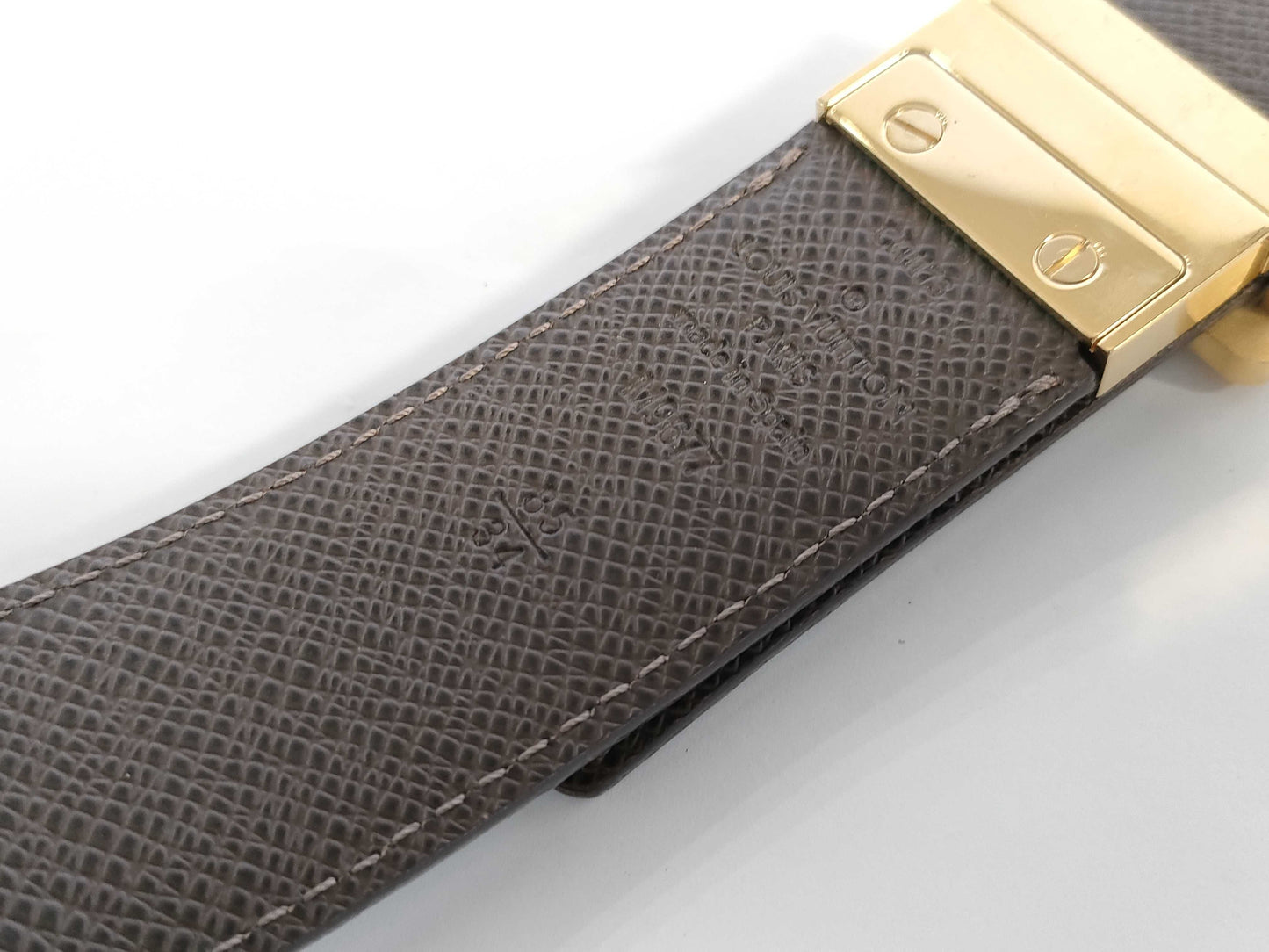 LOUIS VUITTON CA1173 Damier Centurion Inventour M9677 Belt