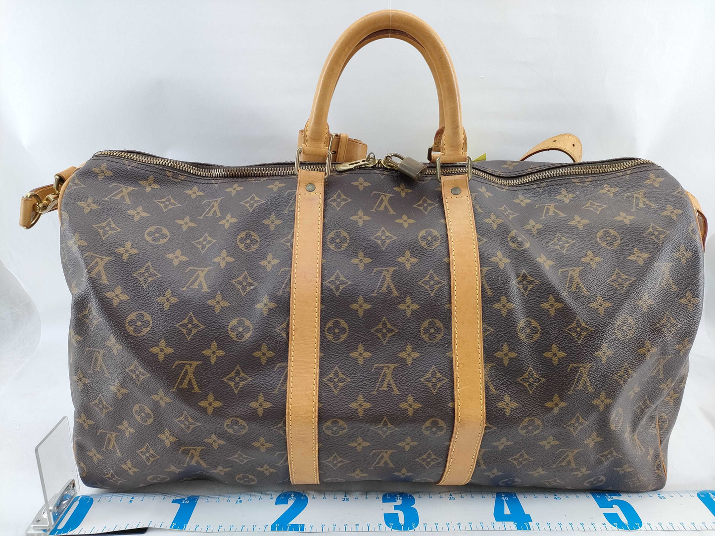 LOUIS VUITTON Monogram M41414 Keepall Bandouliere 55 Boston Bag
