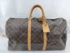 LOUIS VUITTON Monogram M41414 Keepall Bandouliere 55 Boston Bag