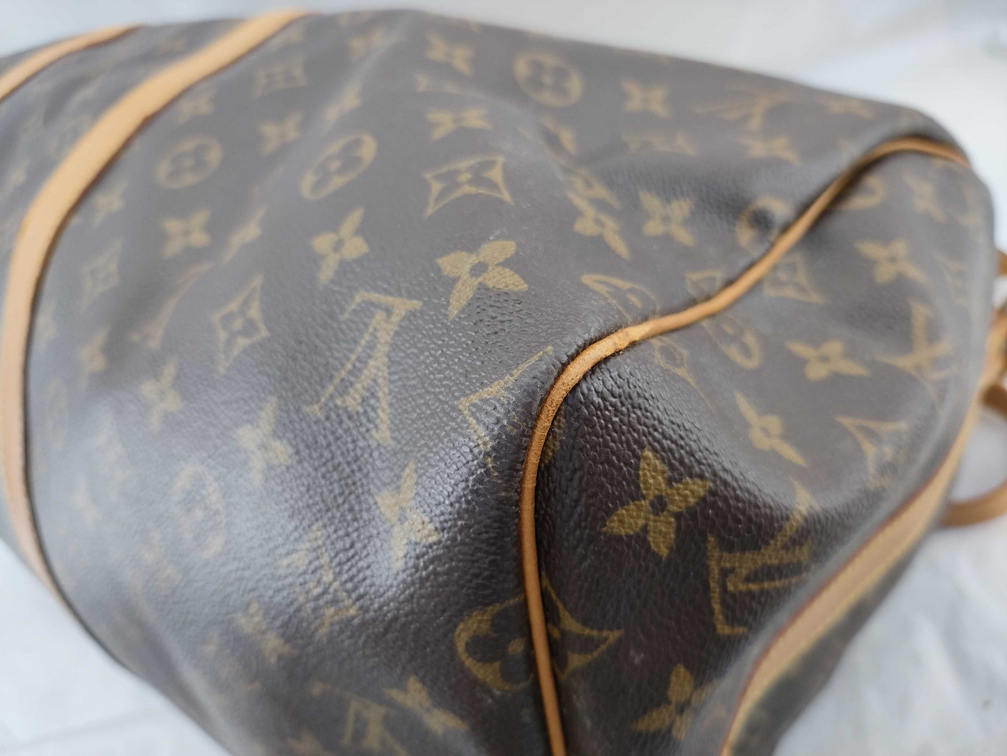 LOUIS VUITTON Monogram M41414 Keepall Bandouliere 55 Boston Bag