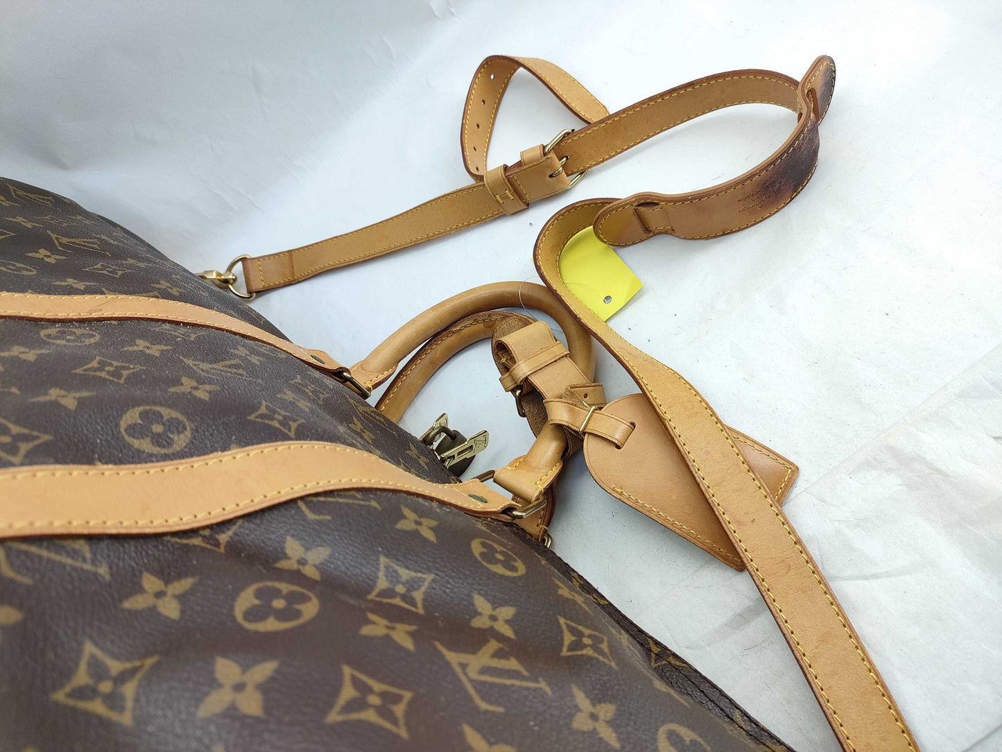 LOUIS VUITTON Monogram M41414 Keepall Bandouliere 55 Boston Bag