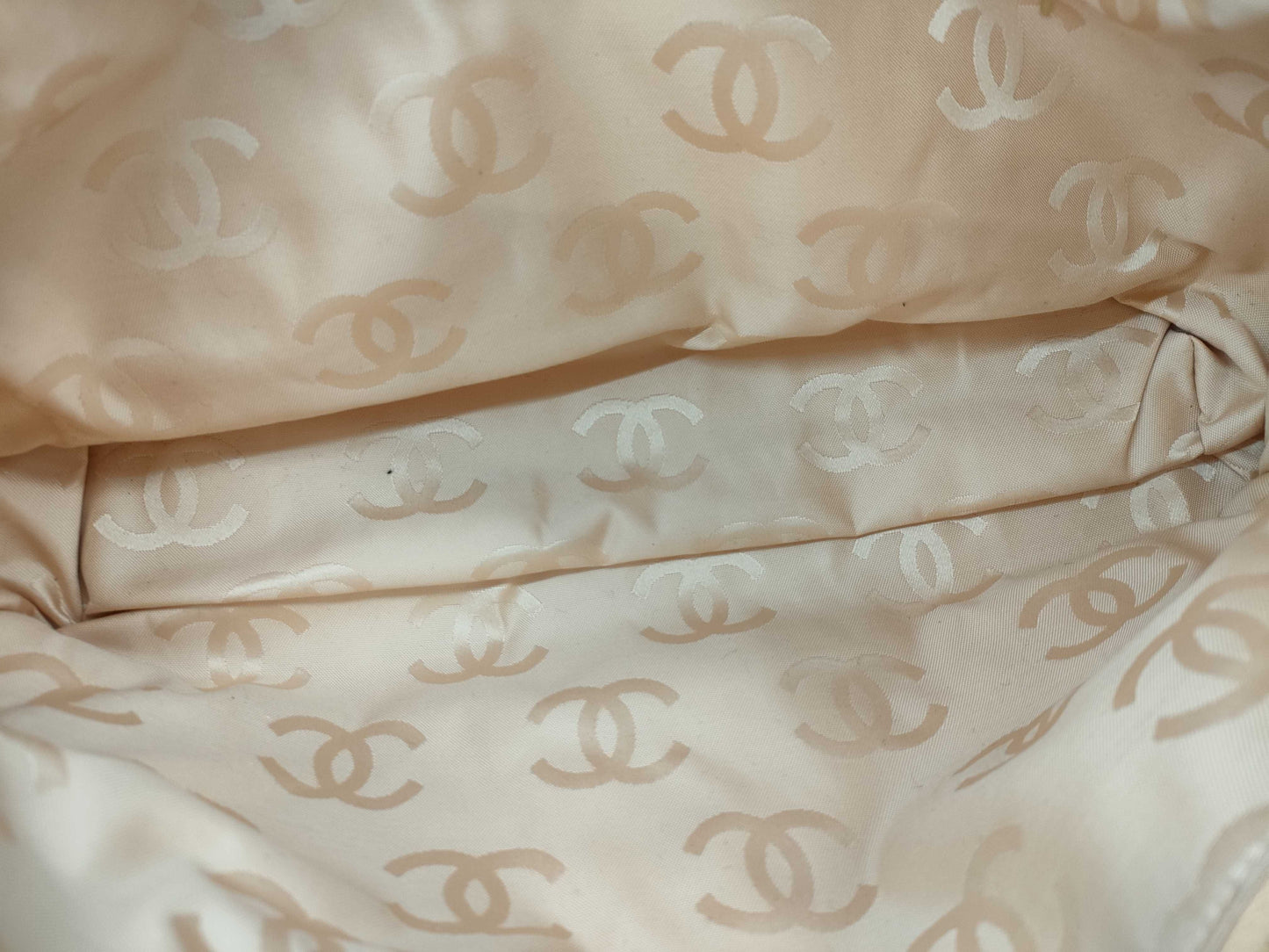 CHANEL Straw Bag Coco Chain 10 Series Tote Bag