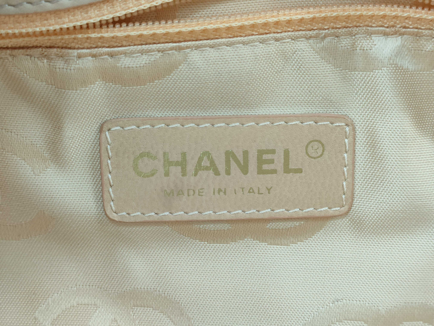 CHANEL Straw Bag Coco Chain 10 Series Tote Bag