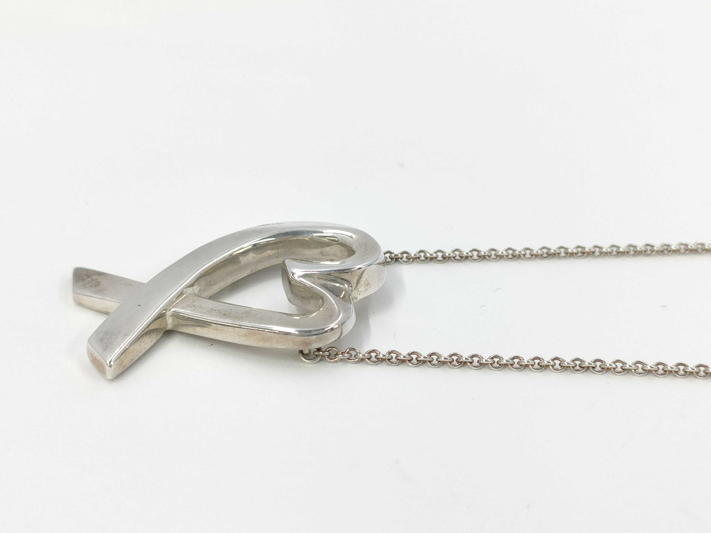 Tiffany & Co. 925 Large Loving Heart Necklace 13.0g Necklace