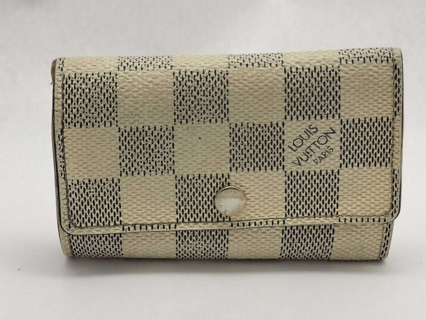 LOUIS VUITTON CT2037 Damier Azur Multicle 6 N62630 Key Case/Key Holder