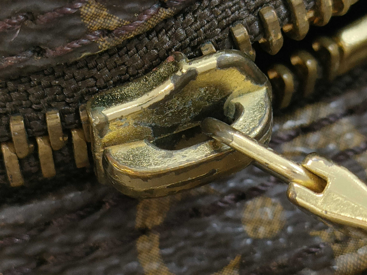 LOUIS VUITTON Monogram Montsouris GM Backpack with Pen Marks