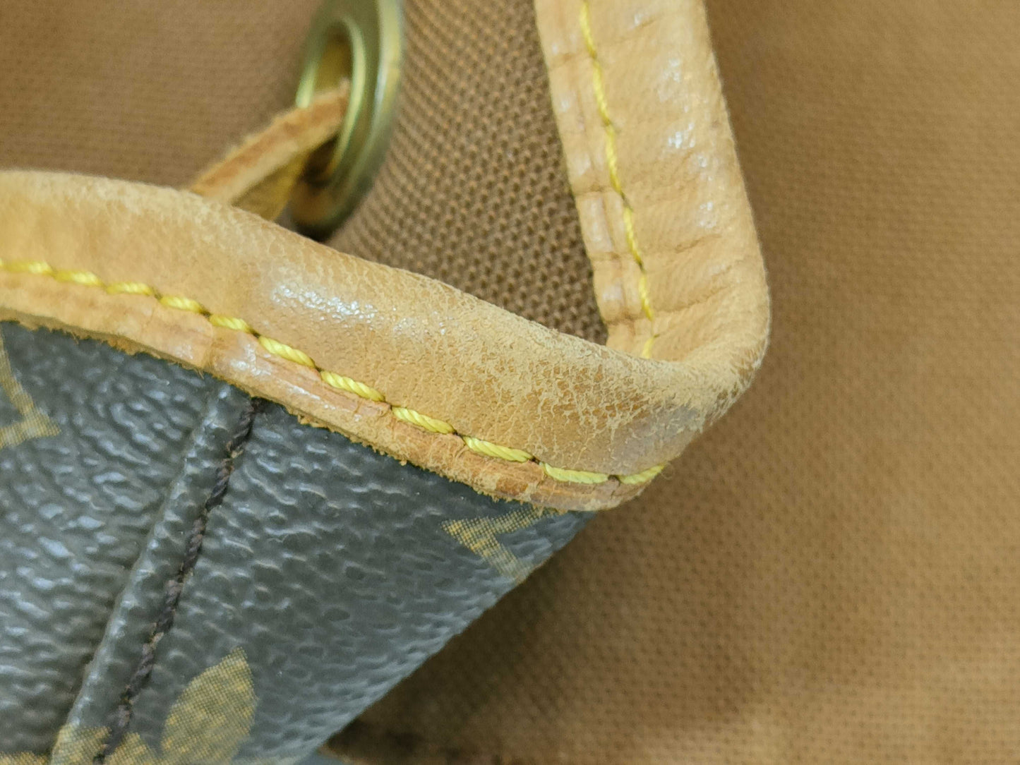 LOUIS VUITTON Monogram Montsouris GM Backpack with Pen Marks