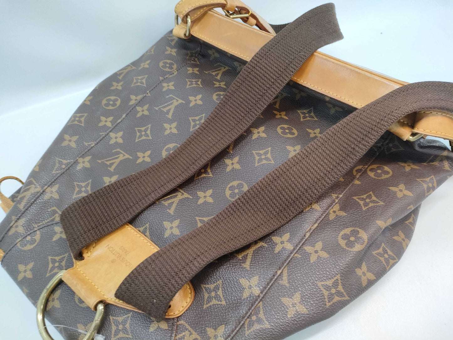 LOUIS VUITTON Monogram Montsouris GM Backpack with Pen Marks