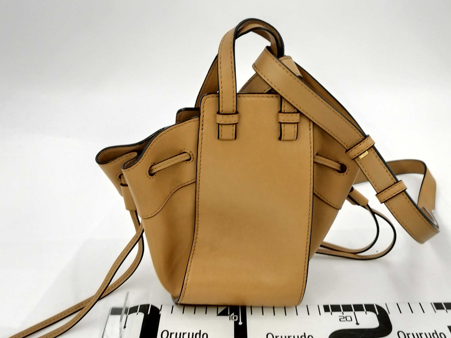 LOEWE Hammock Mini Camel Shoulder Bag