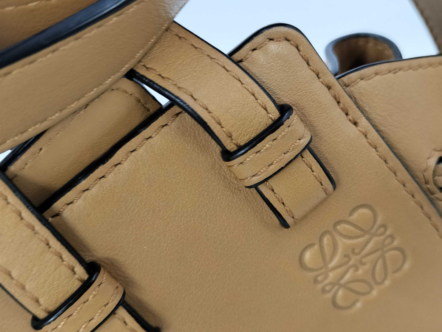 LOEWE Hammock Mini Camel Shoulder Bag